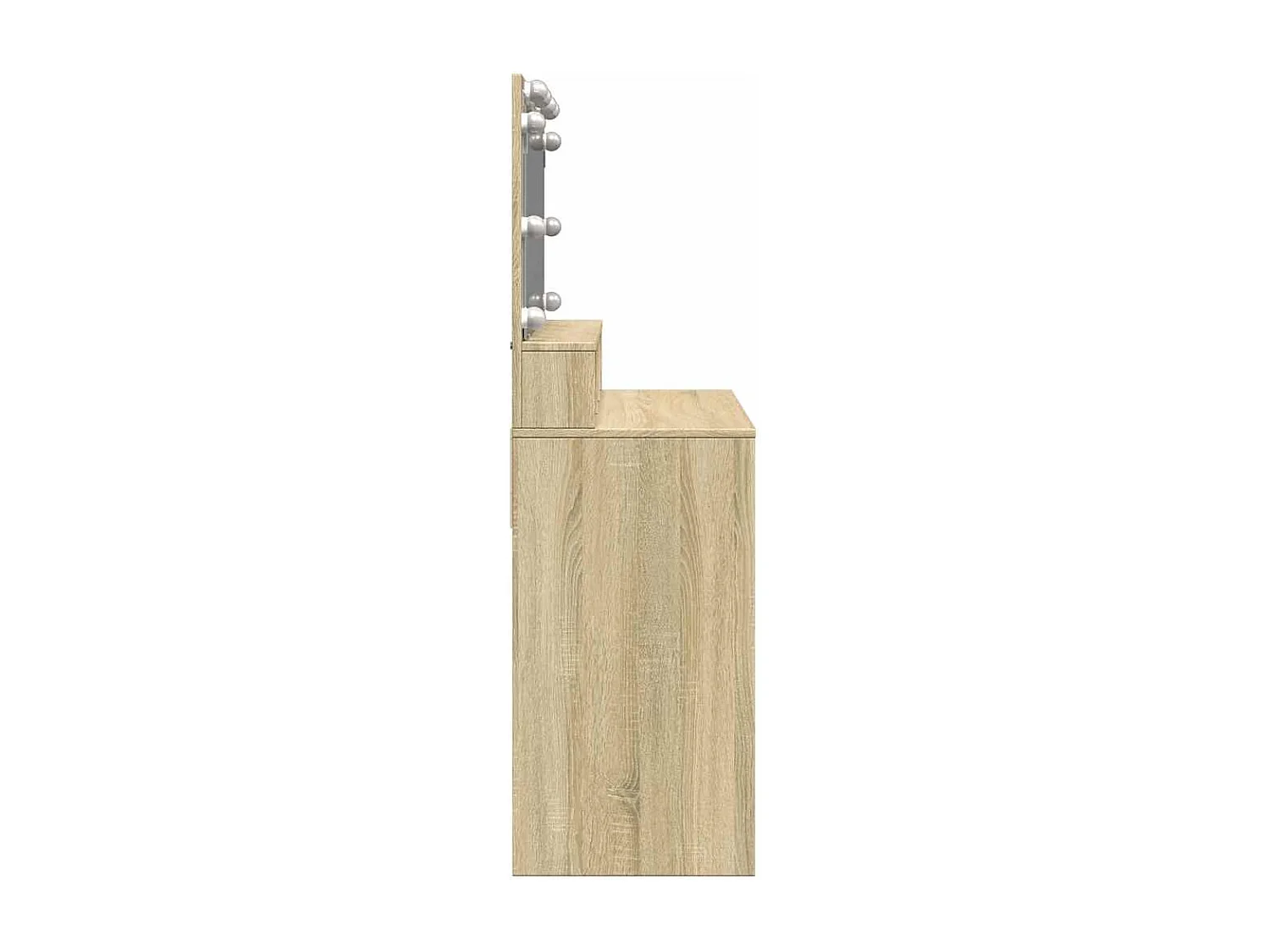 Toucador com LED 80x41x134,5 cm carvalho sonoma