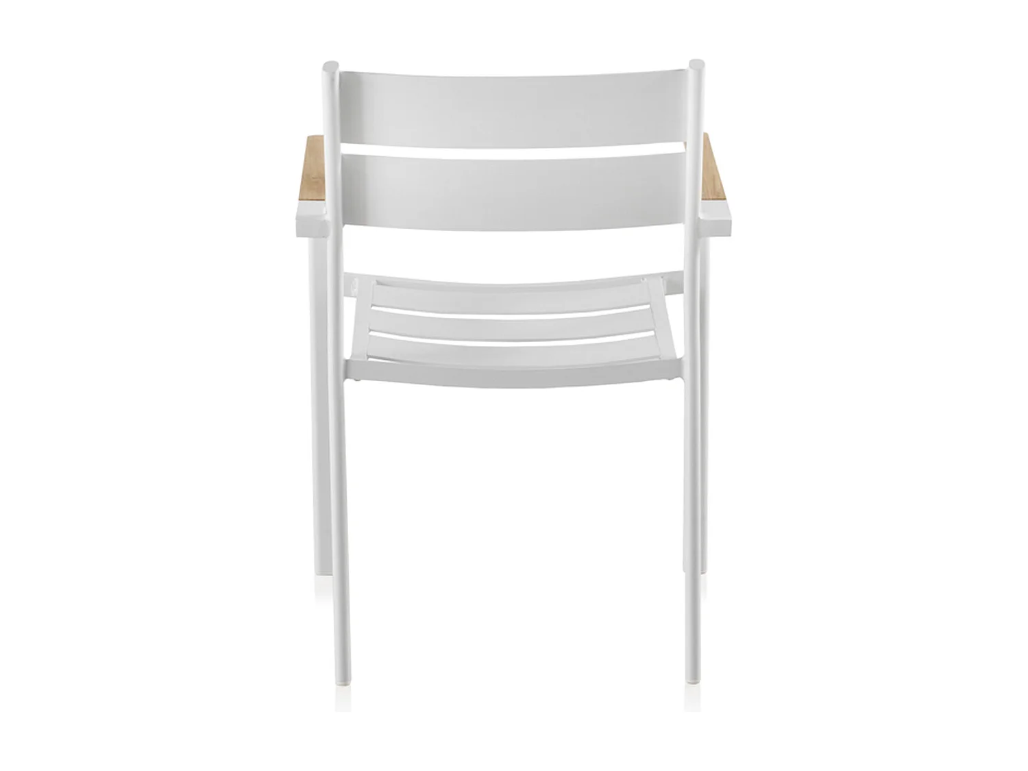 Sillón de aluminio blanco