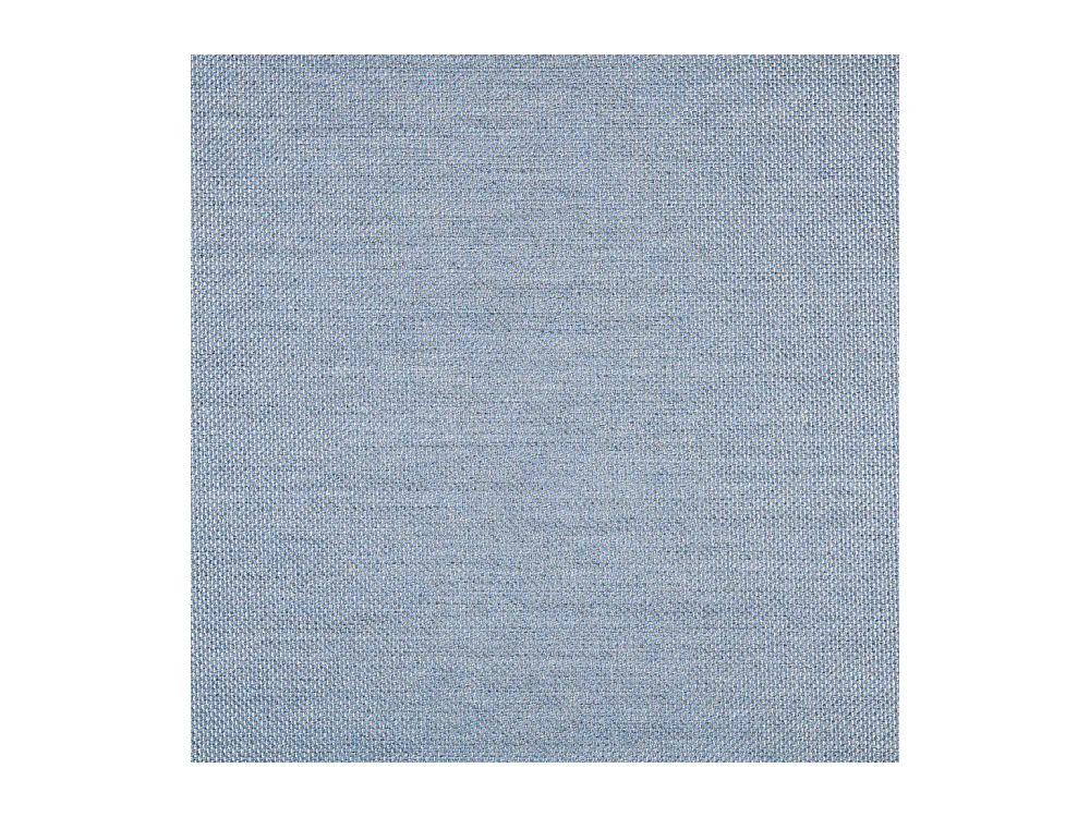 Lote de 4 sillones de aluminio blanco con cojines azules