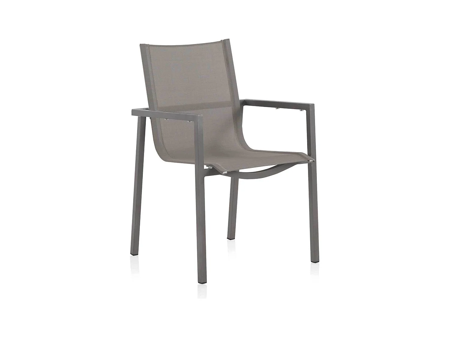4er-Set Sessel aus Aluminium