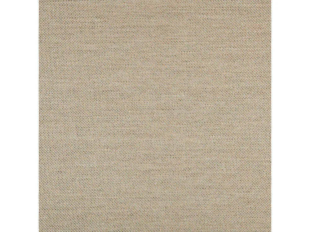 Canapé 3 places en aluminium et fibre marron avec coussins couleur lin