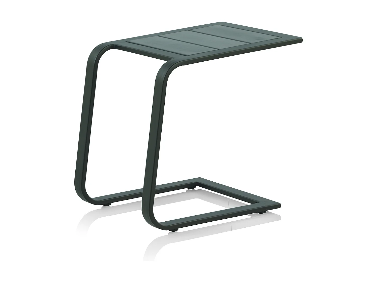 Table d'appoint chaise longue marron