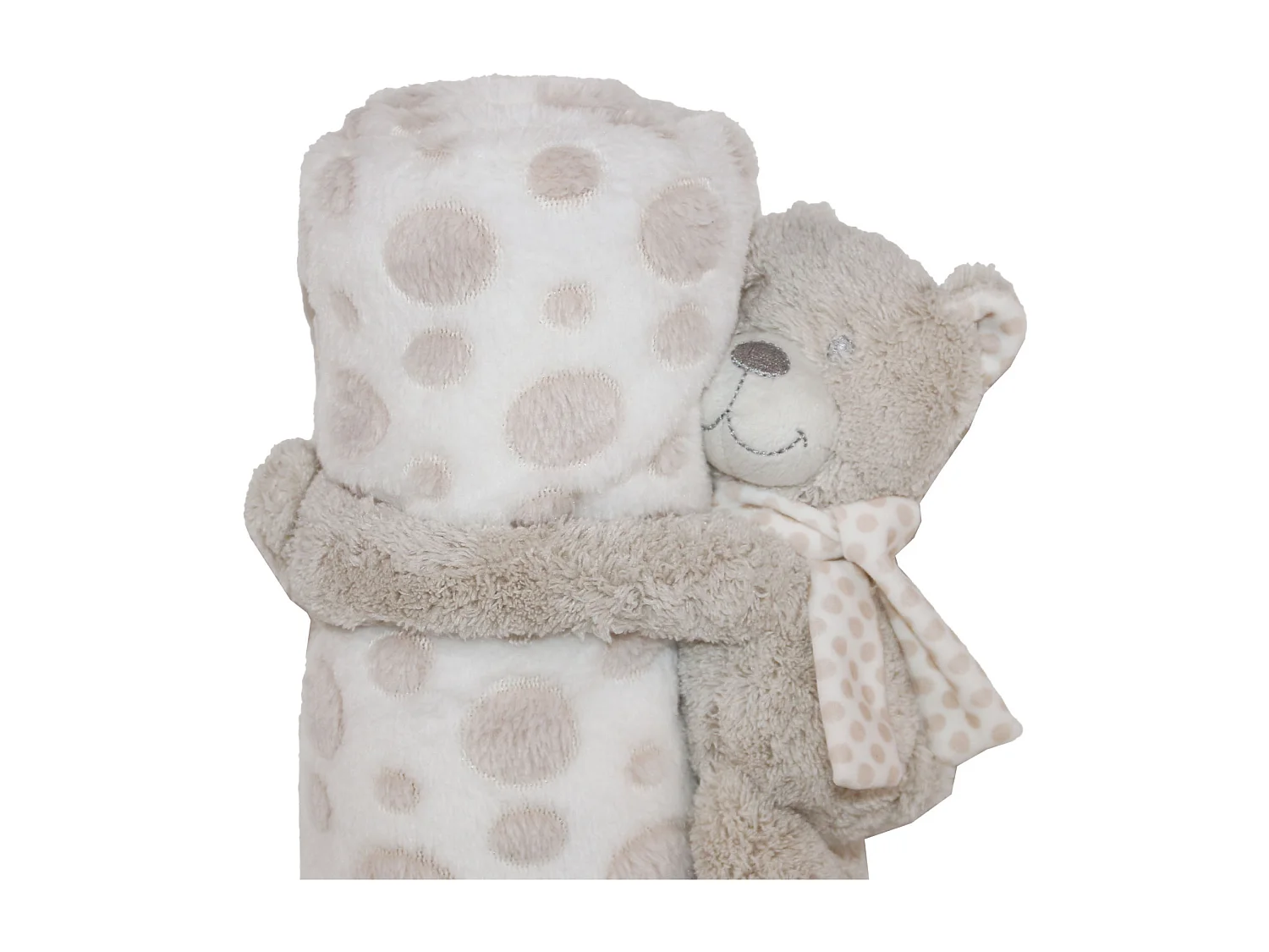 Plaid peluche ourson