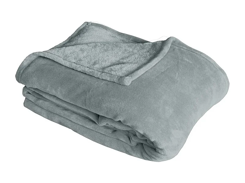 Einfarbige Fleecedecke