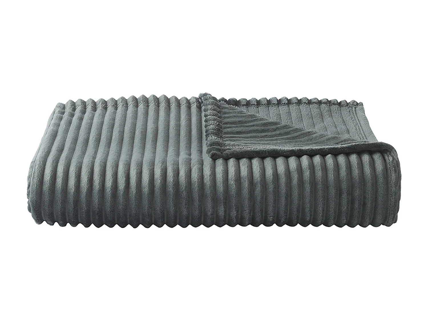 Fleece-Decke mit 3D-Rippeneffekt