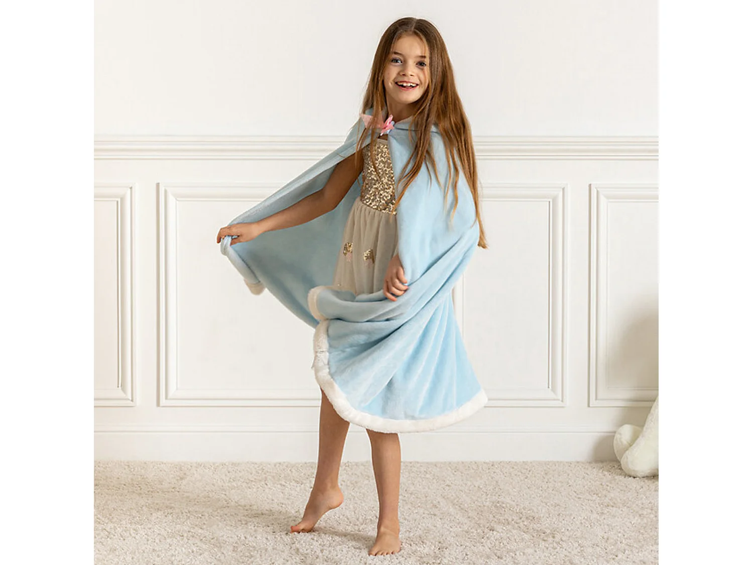 Capa con capucha para niños