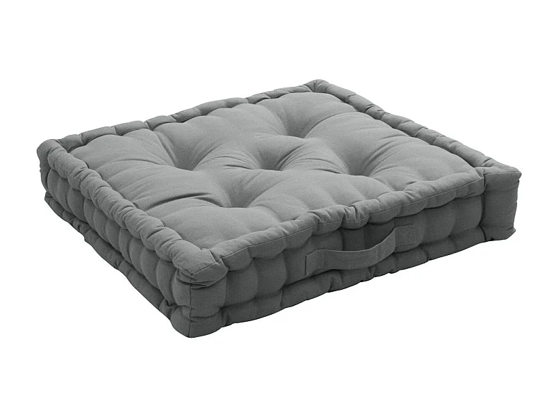 Boden Kissen uni aus reiner Baumwolle