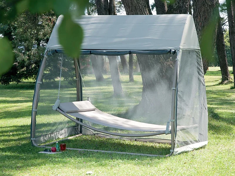 Hamac balancelle avec moustiquaire Tonga - 233 x 139 x 205cm - Jardiline