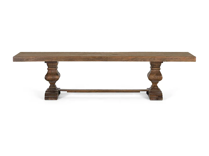 Ławka ręcznie wykonana z drewna mango, 180 cm