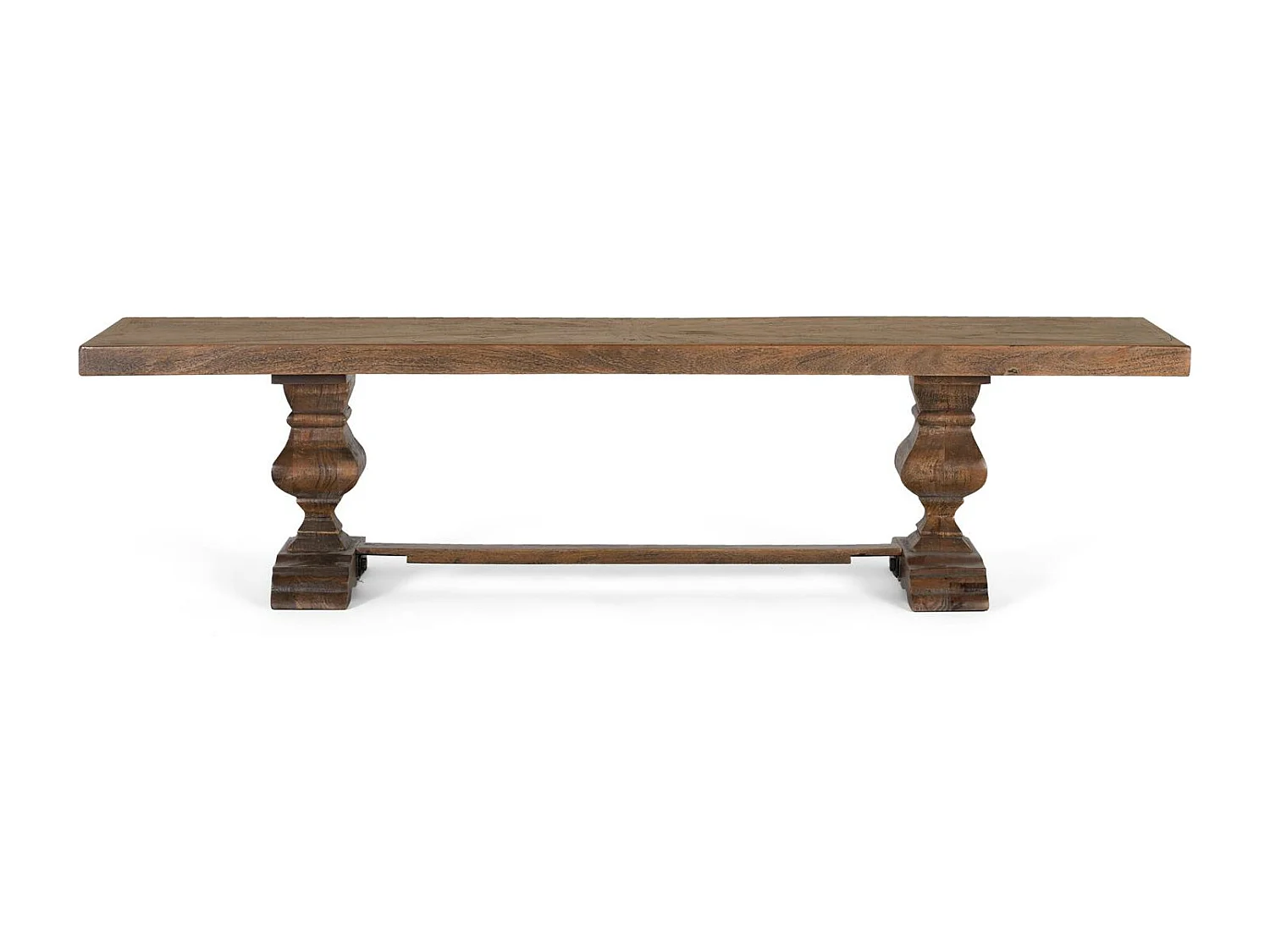 Bank met de hand gemaakt in mangohout 180cm