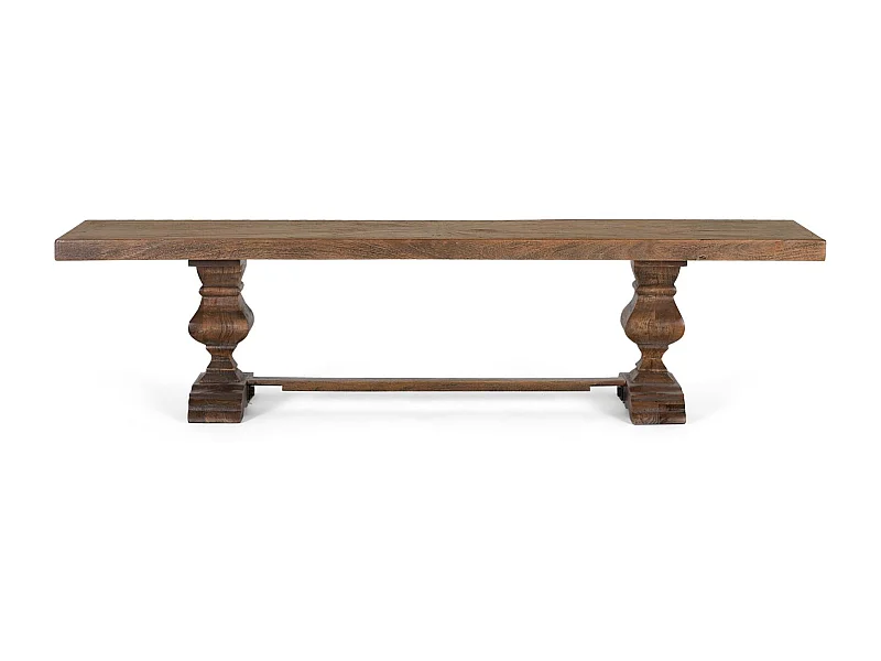 Bank aus Mangoholz von Hand gefertigt 180 cm