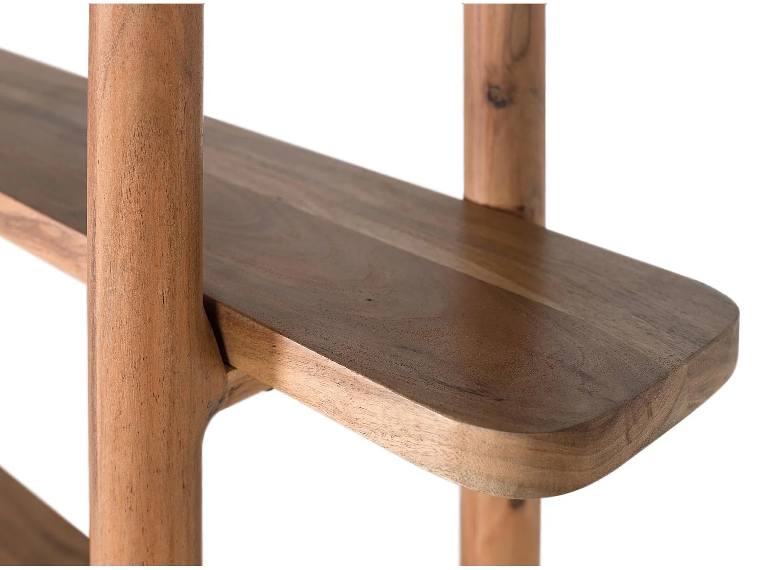 Étagère réalisée à la main en bois d'acacia 110cm