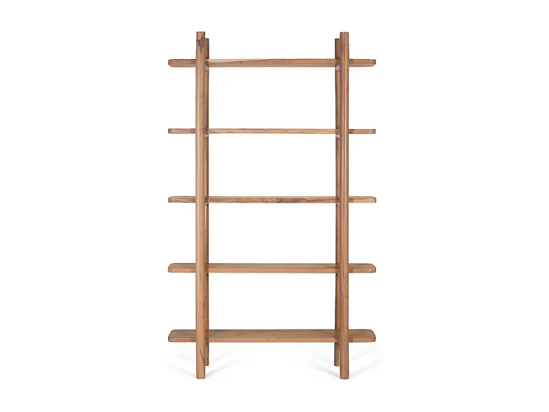 Étagère réalisée à la main en bois d'acacia 110cm