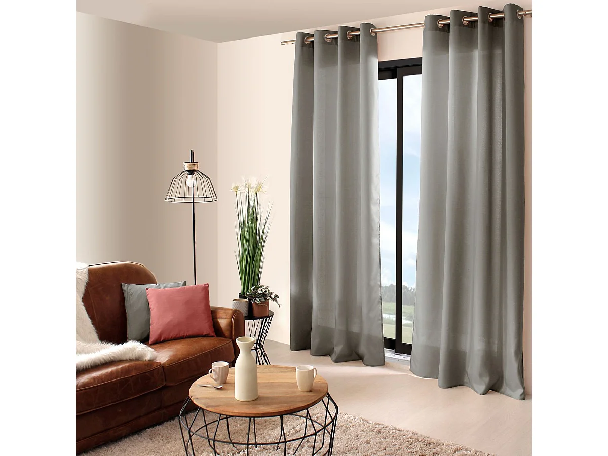 Cortina unida con ollaos