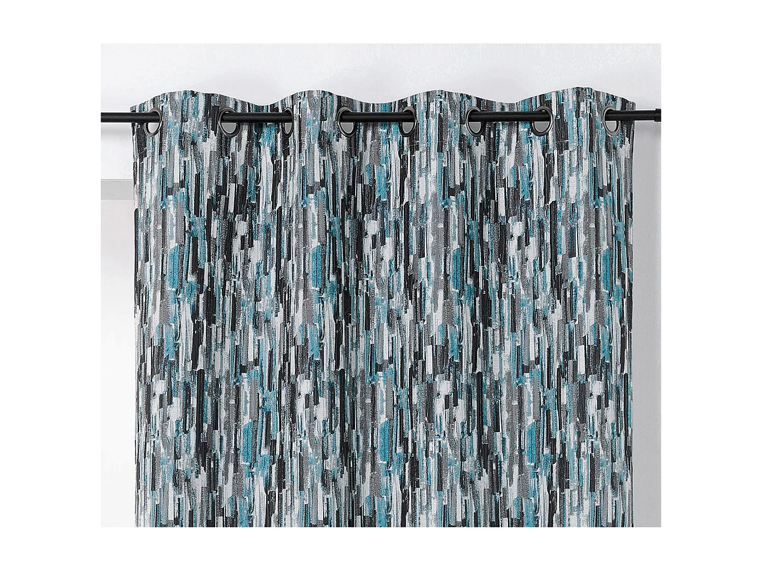 Cortina de mobiliario con impresiones abstractas 135 x 240 cm