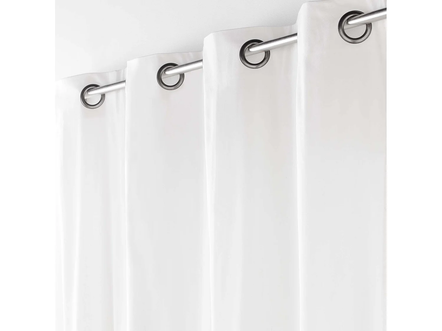 Rideau à Œillets "Twily" 135x260cm Blanc