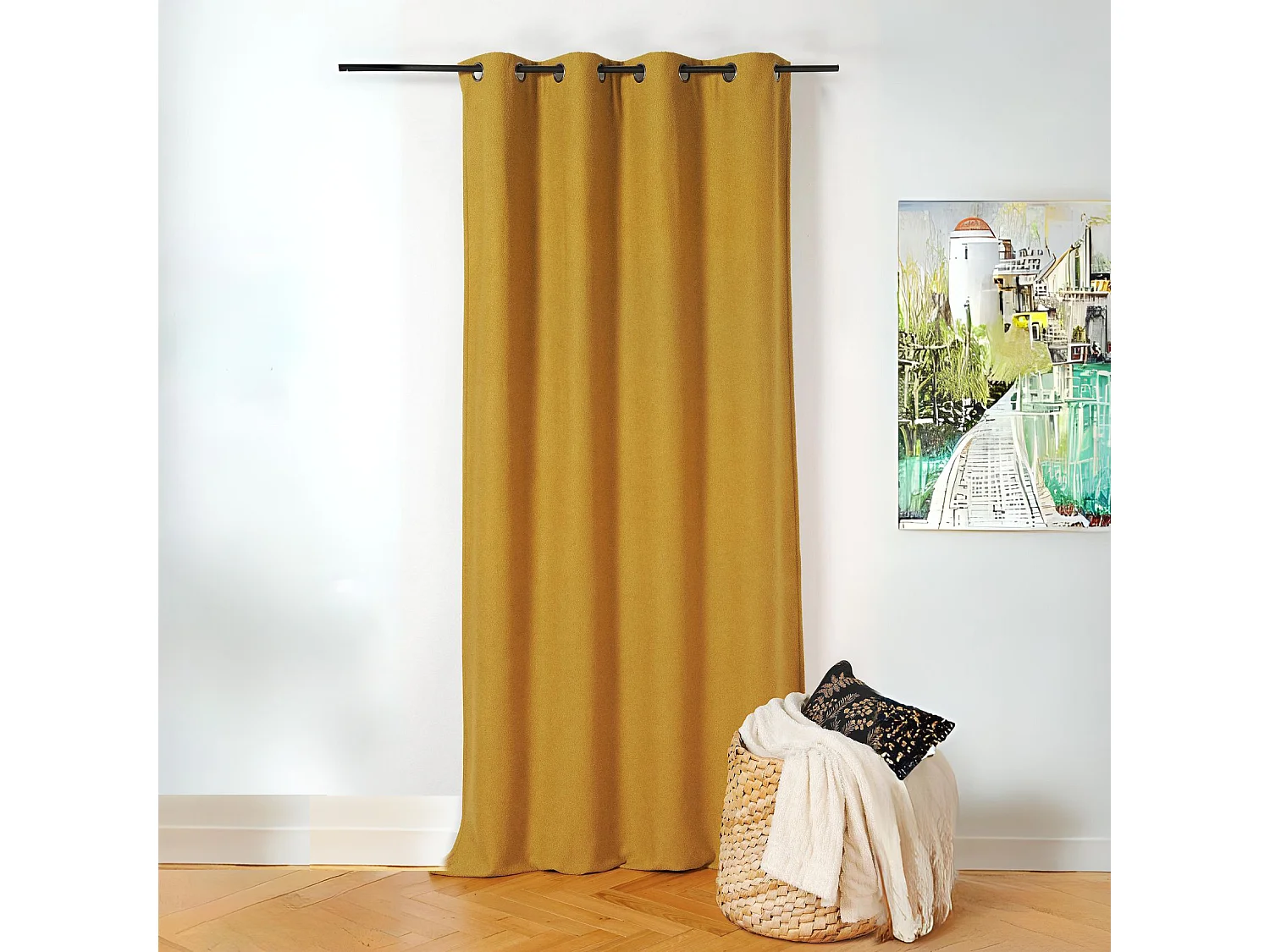 Cortina térmica con estilo de bucle