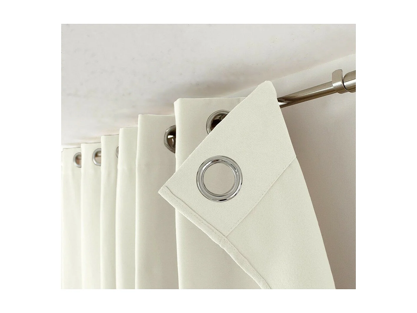 Rideau Thermique Occultant "Nordica" 135x240cm Écru