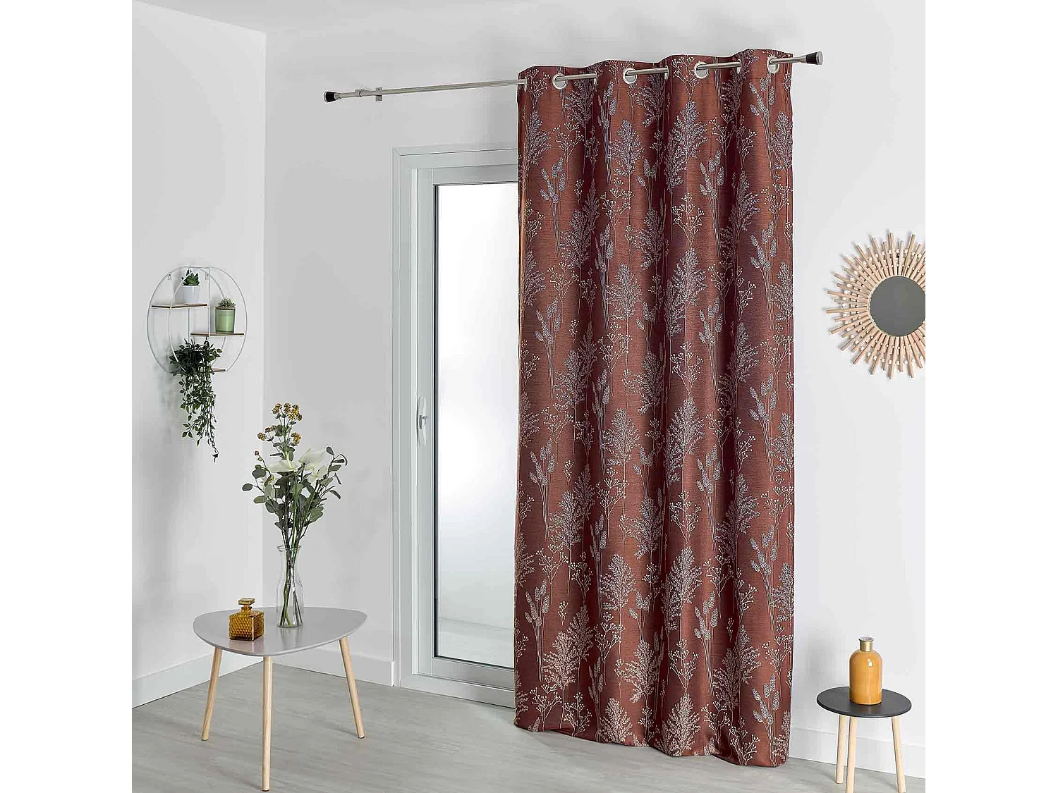 Cortina de jacquard, espíritu de la naturaleza 140 x 260 cm