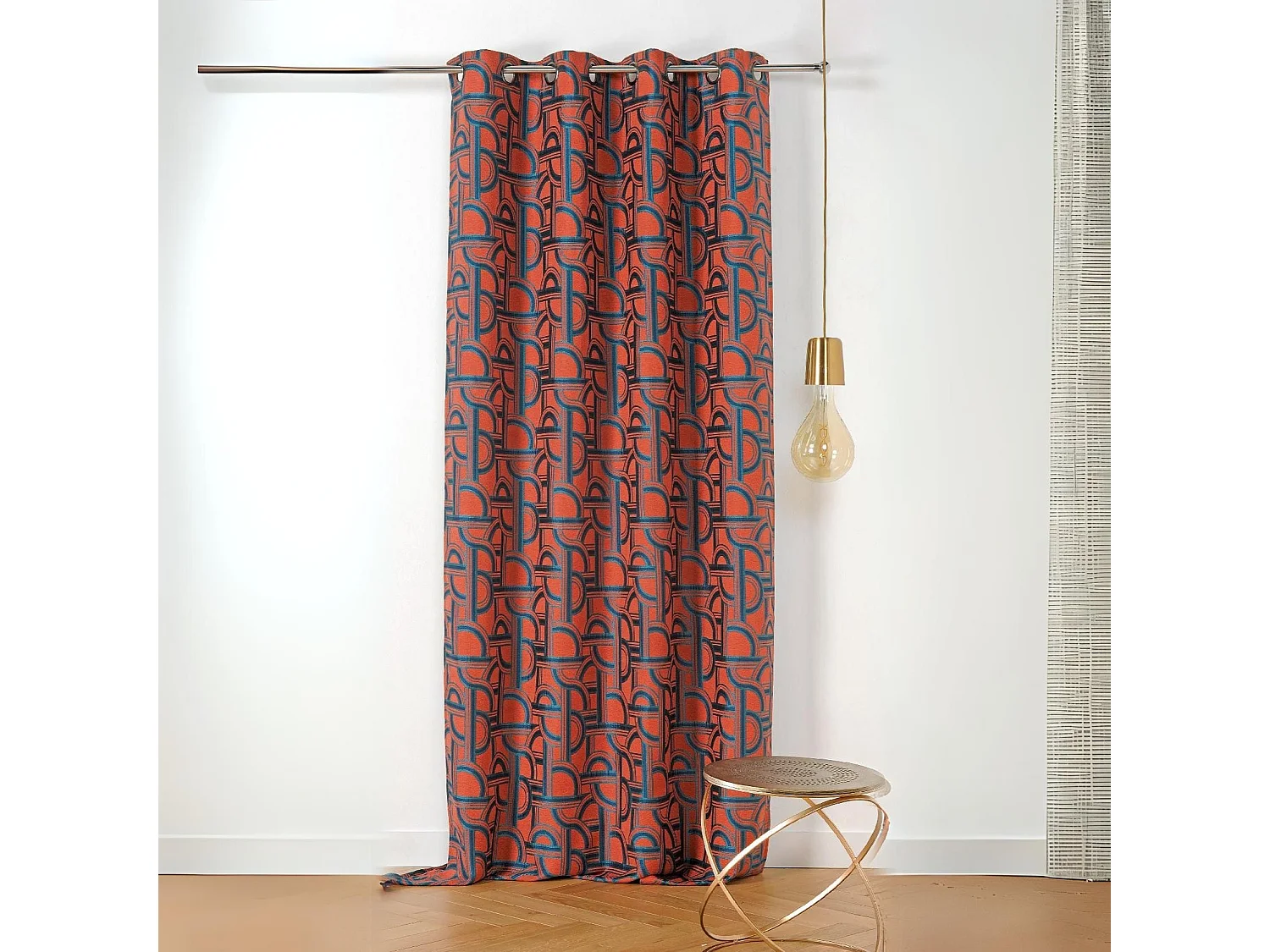 Rideau d'ameublement au style de l'Orient Express