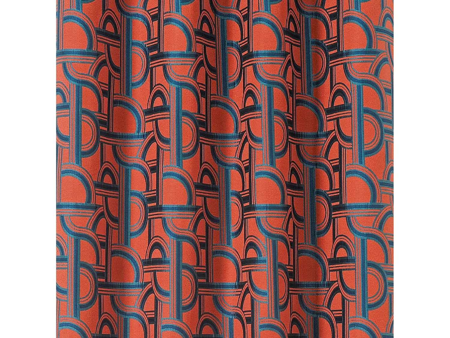 Rideau d'ameublement au style de l'Orient Express