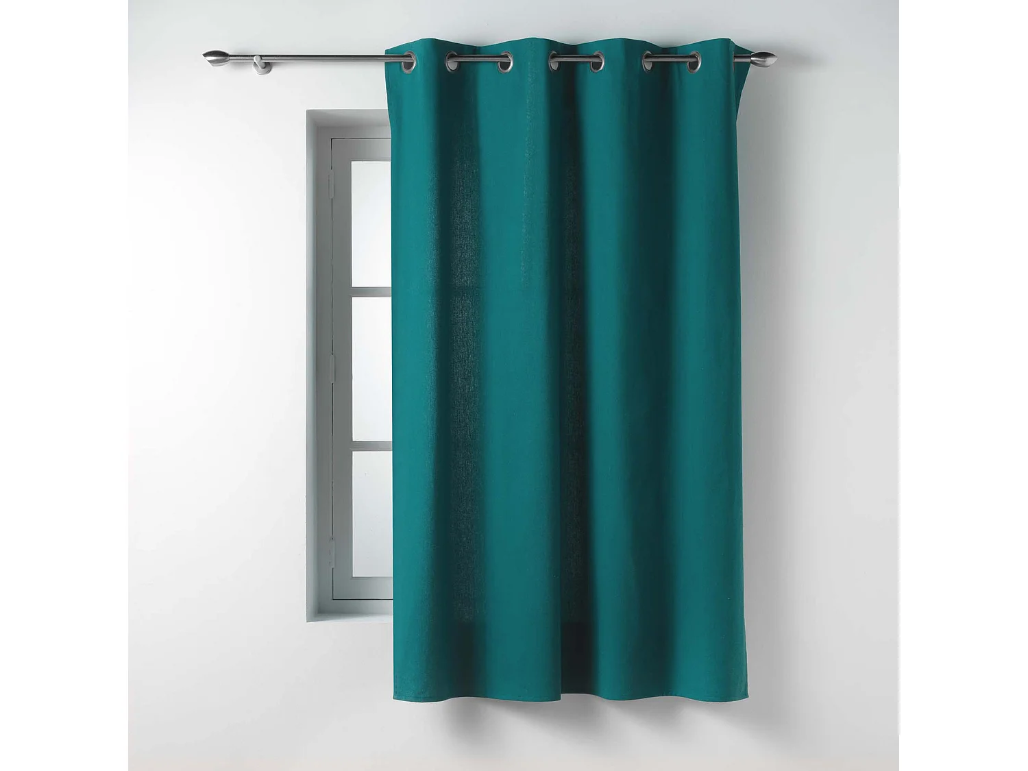Rideau à Œillets "Twily" 135x180cm Émeraude