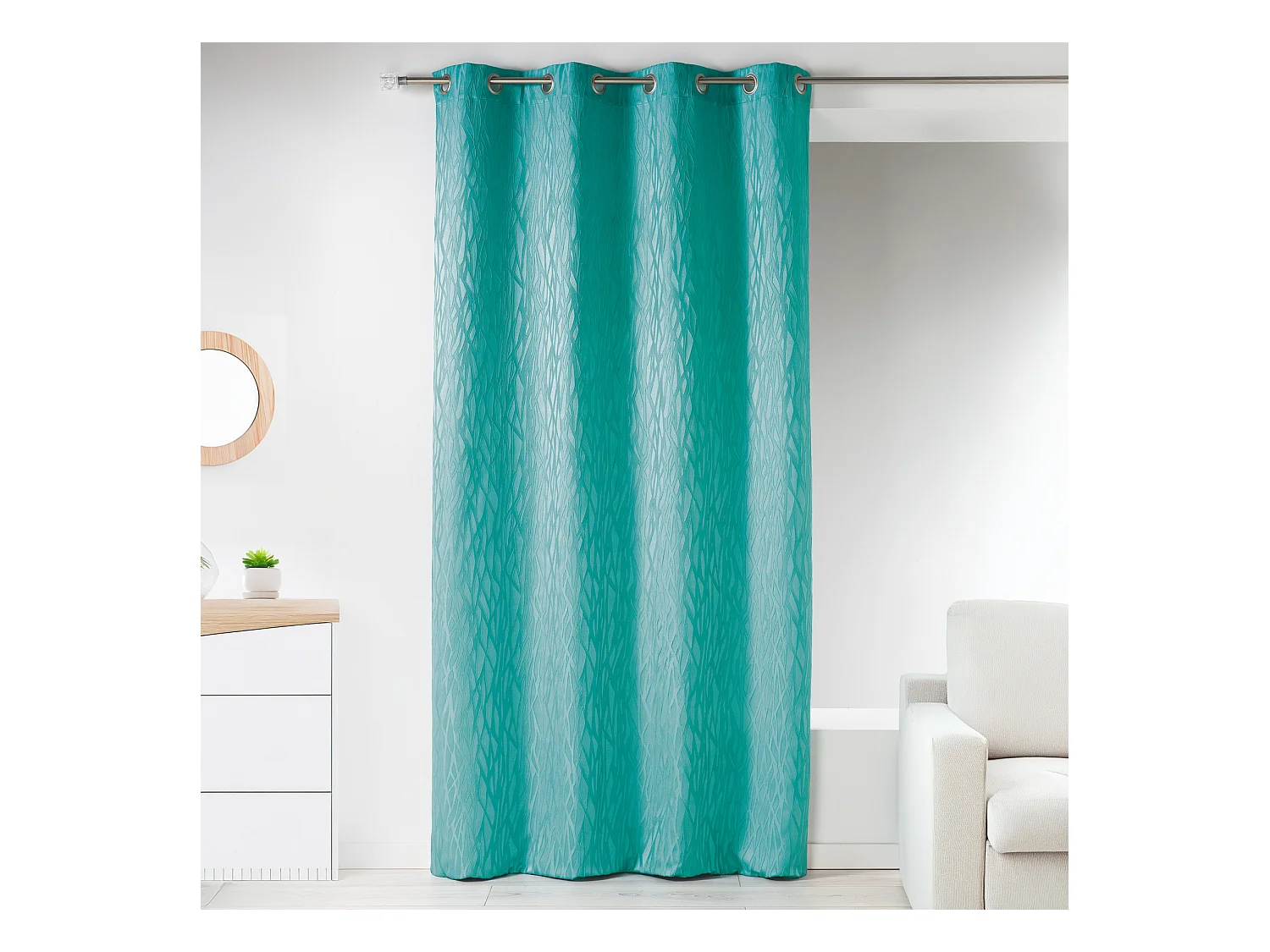 Rideau en jacquard fantaisie