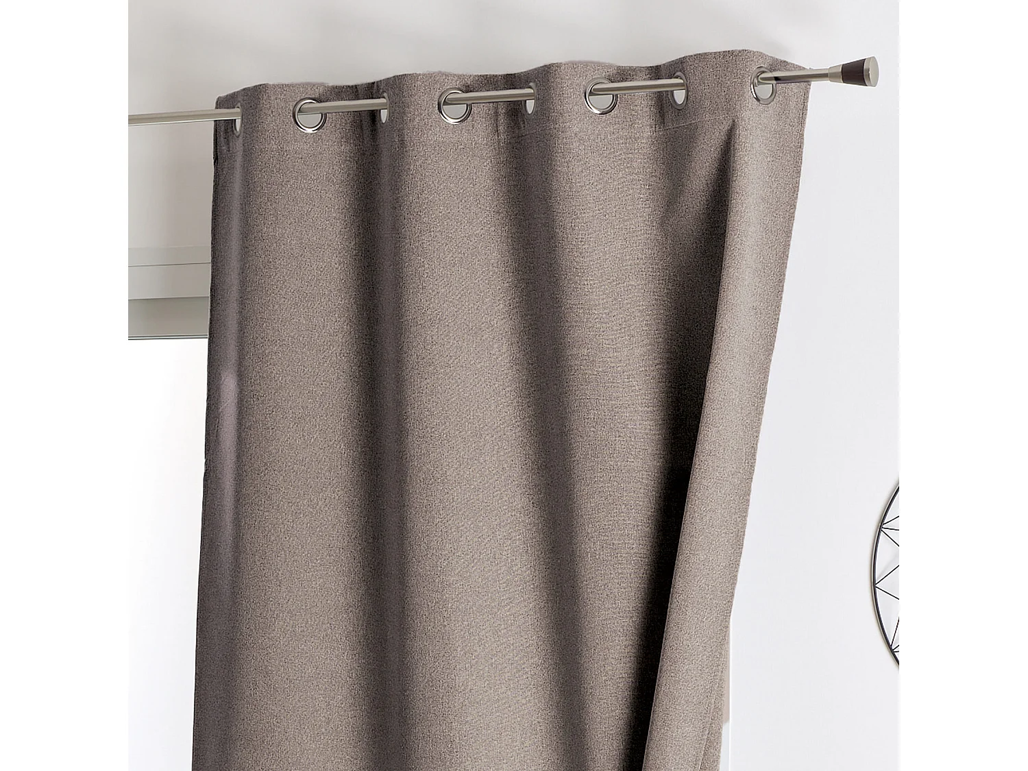 100% Verdunkelungsvorhang, thermisch und schallisolierend 135 x 260 cm