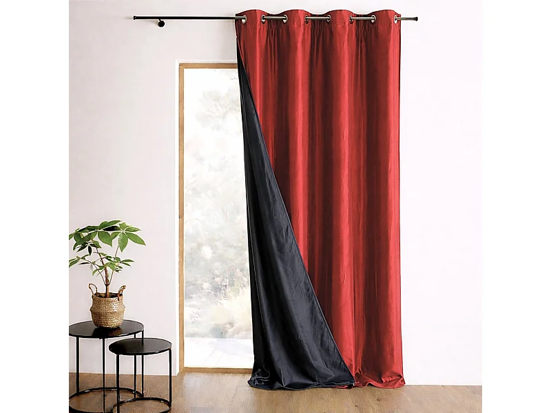 Wendevorhang aus Taft 140 x 260 cm