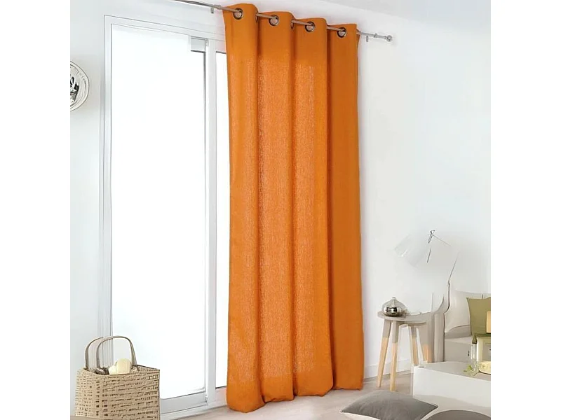 Cortina "auténtica" 100% lino