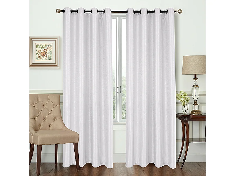 Par de cortinas oscurecientes "cebra" 140 x 260 cm