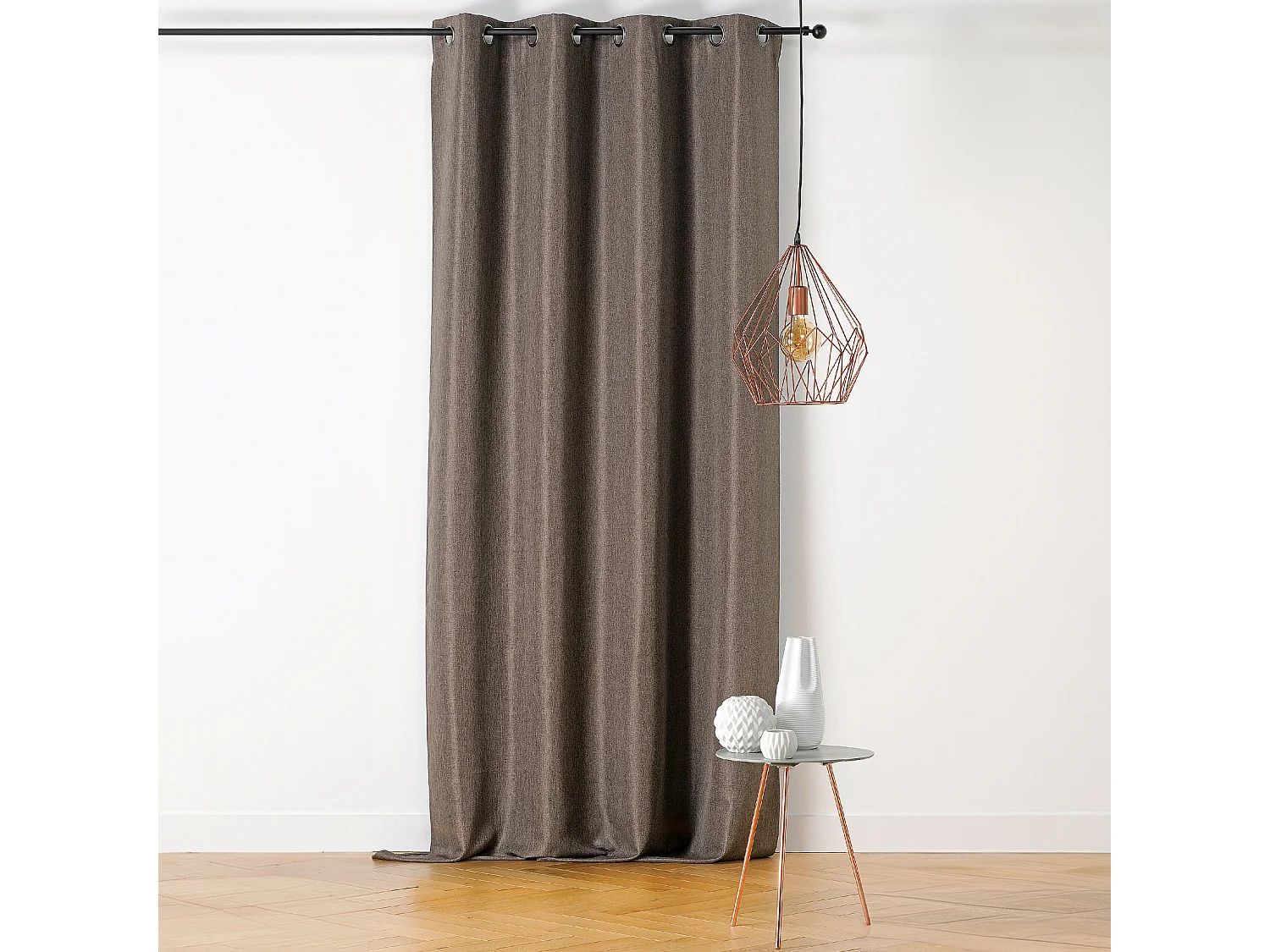 Cortina con Ojales Uni Chic 145 x 240 cm