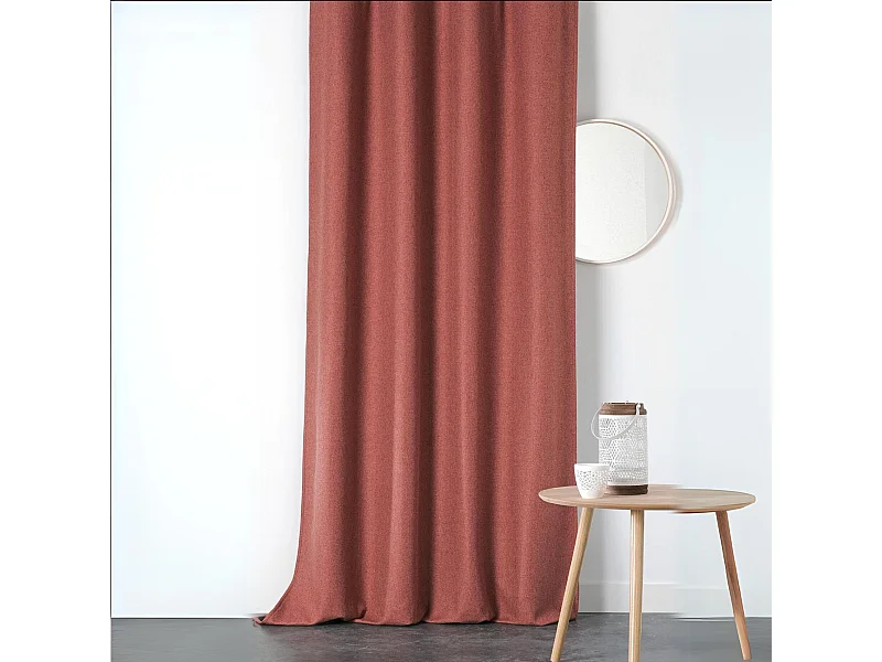 Rideau obscurcissant et isolant à galon fronceur