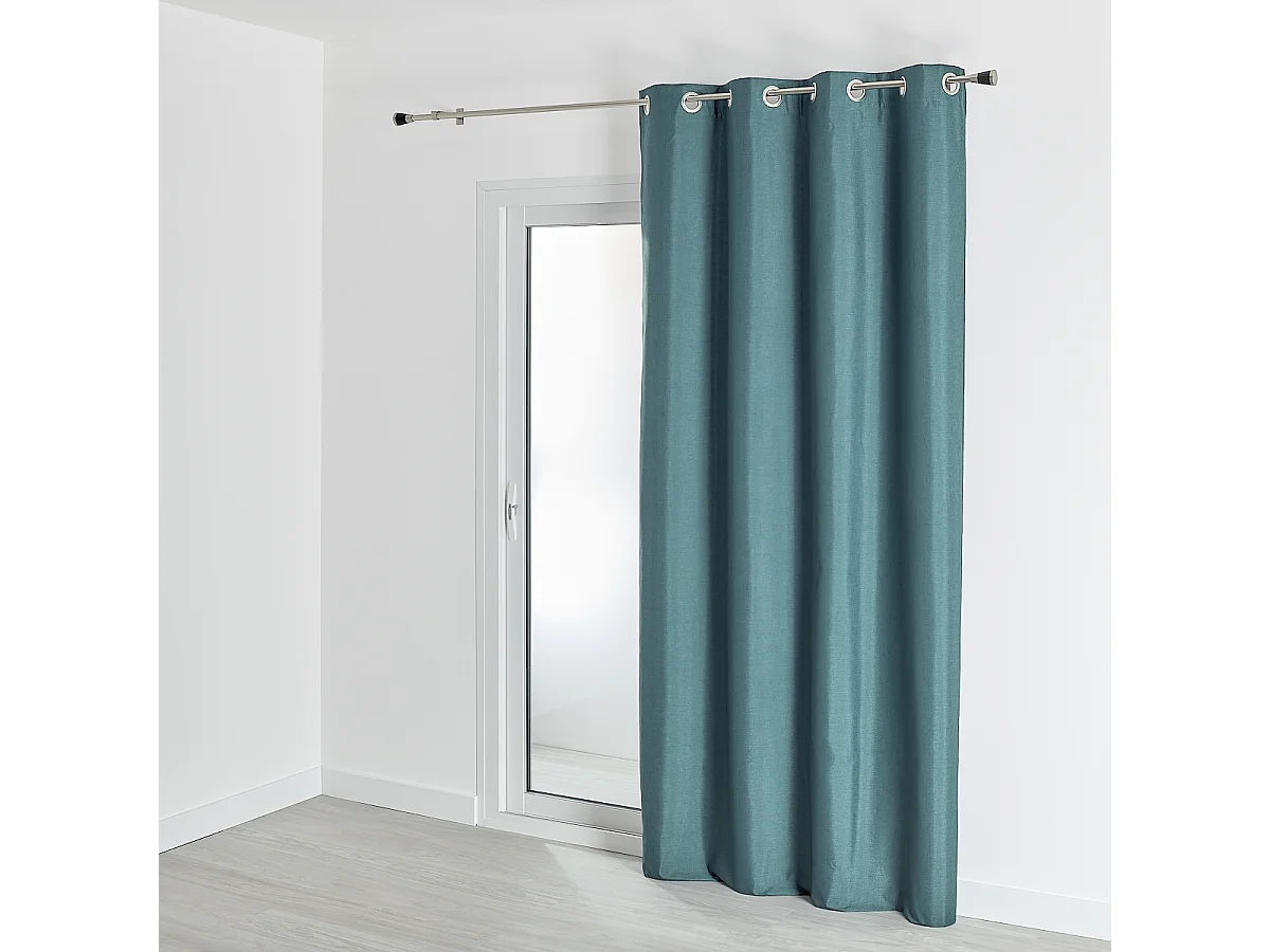 Cortina 100% opaca con efecto moteado 140 x 260 cm