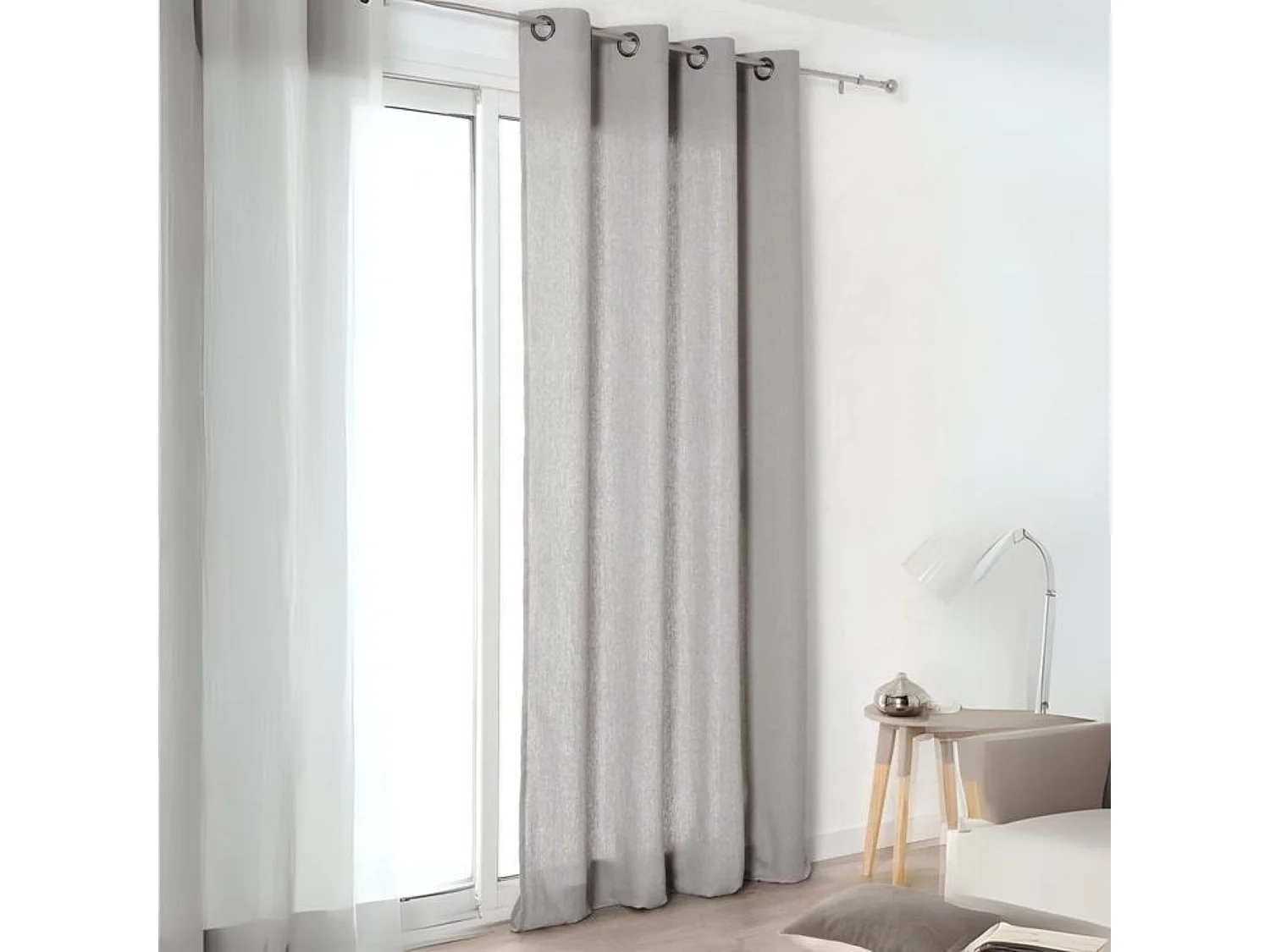 Cortina "auténtica" 100% lino