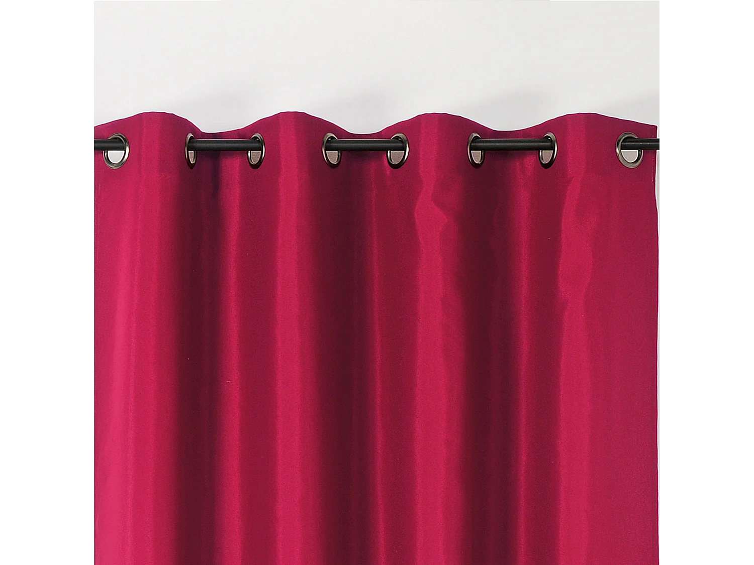 Flammhemmender Vorhang aus Halbmattenstoff nicht feuerfest M1 135 x 240 cm