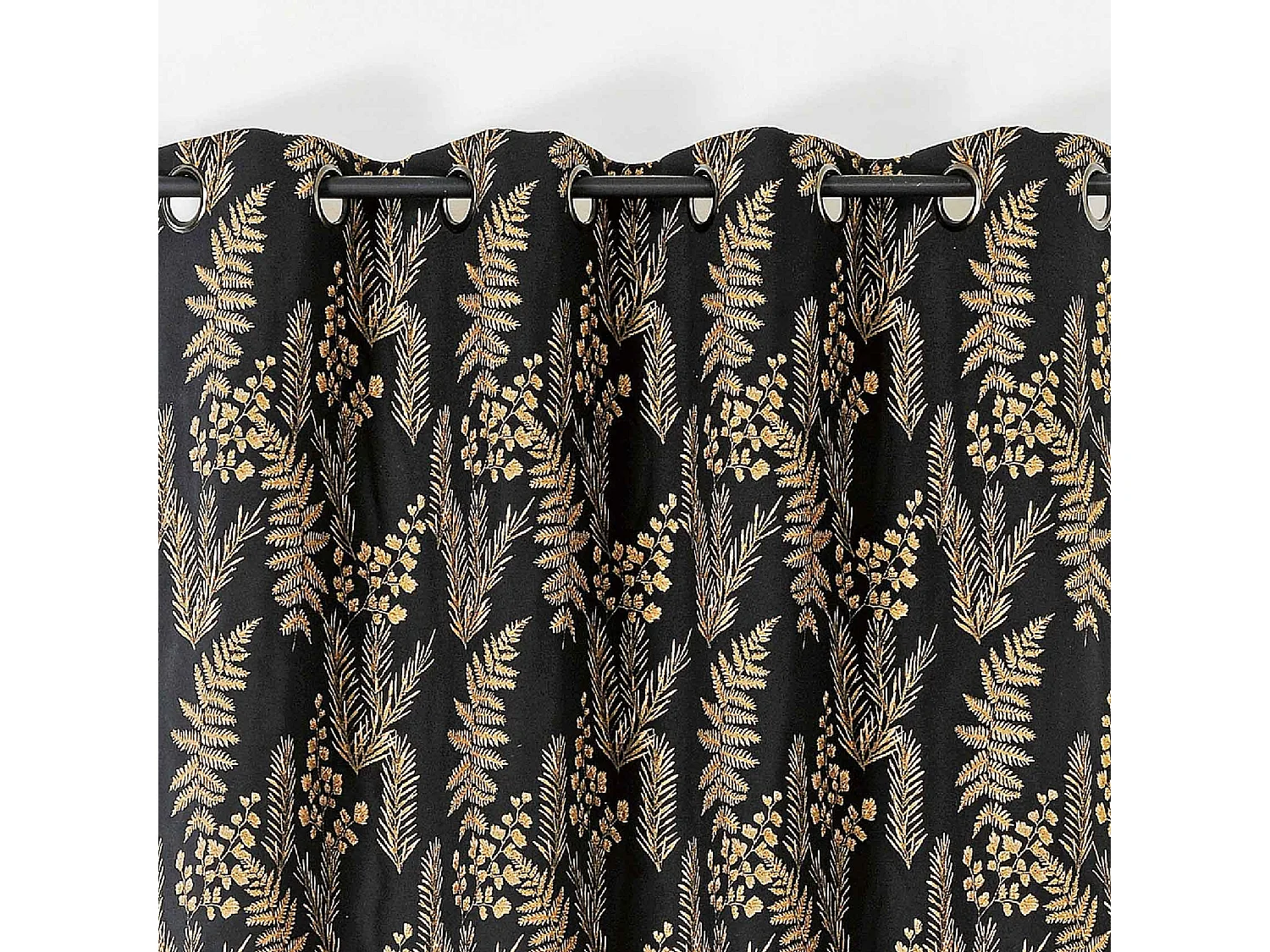 Möbelvorhang mit verschiedenen Blättern 140 x 240 cm