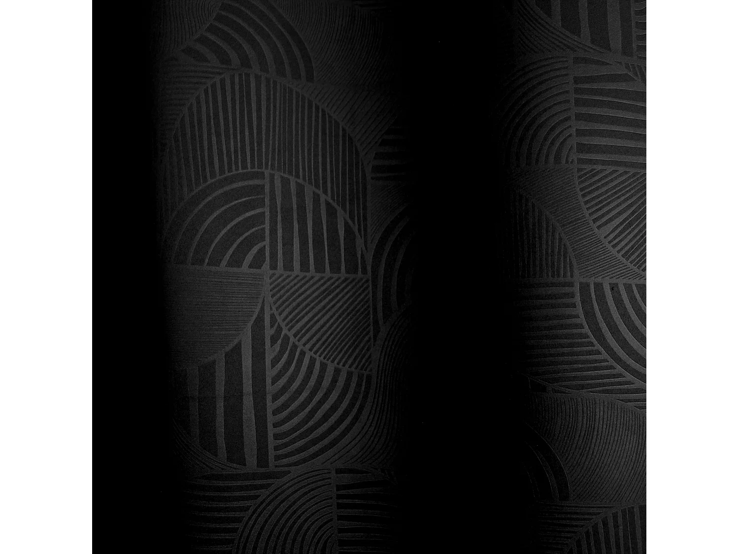 Cortina con ojales opaca estampada geométrica 140 x 240 cm