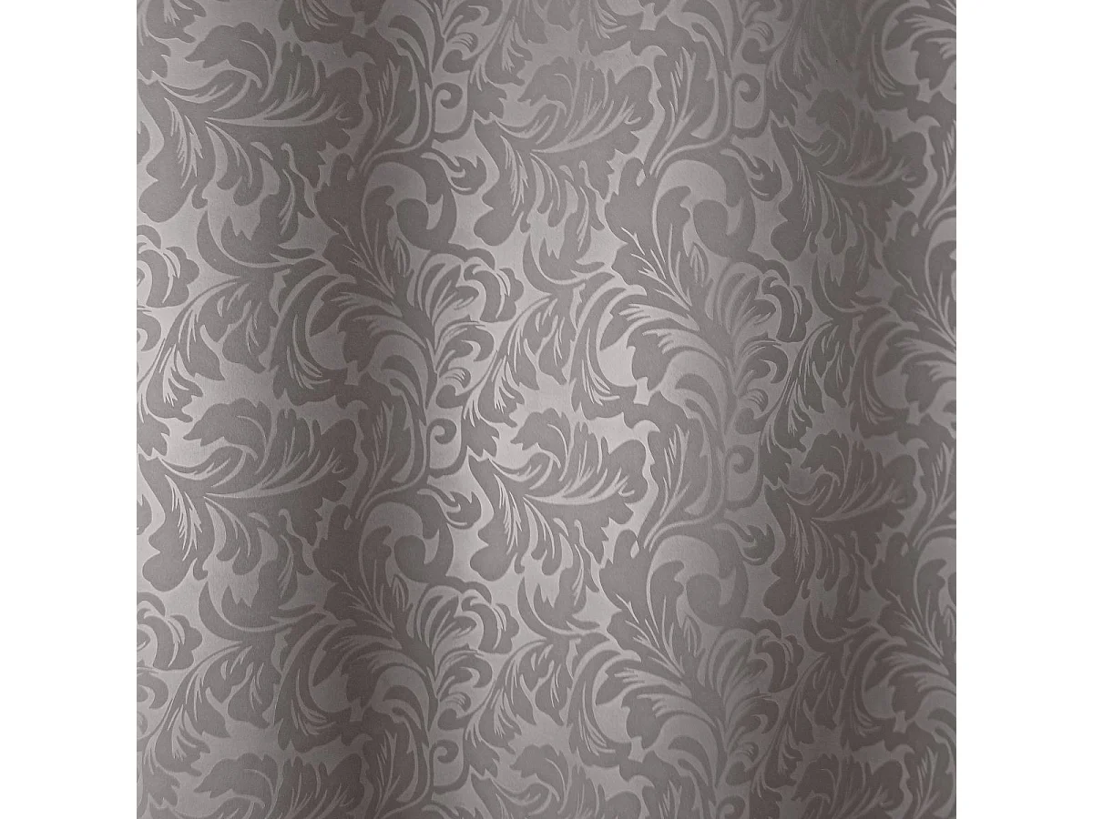 Rideau Occultant à Œillets "Arabesque" 140x240cm Gris