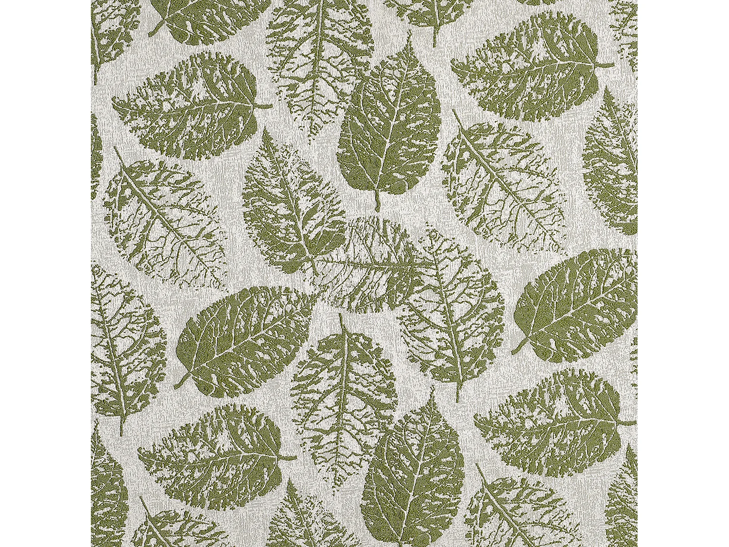 Gardine mit Ösen im Blattmuster mit Relief 140 x 260 cm