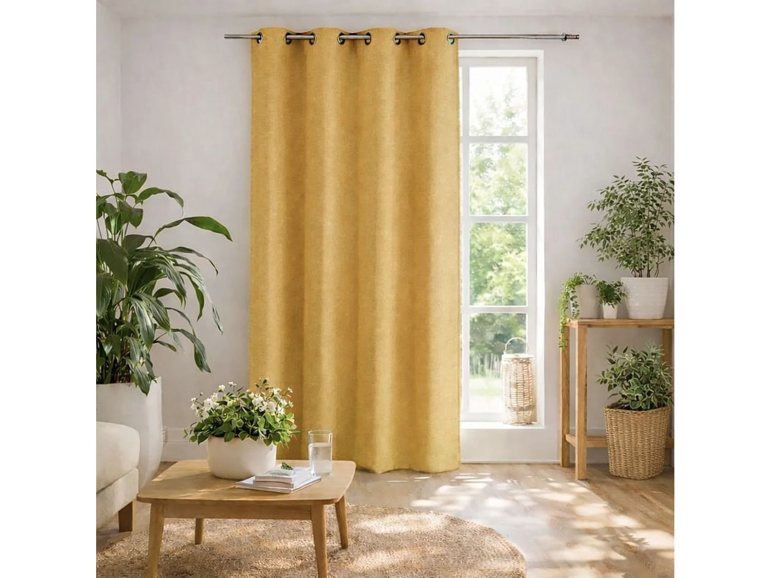 Fertigvorhang "Leinentuch" 140 x 260 cm