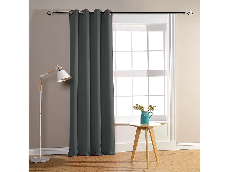 Verdunkelnder Vorhang für Schlafzimmer und Wohnzimmer 140 x 260 cm