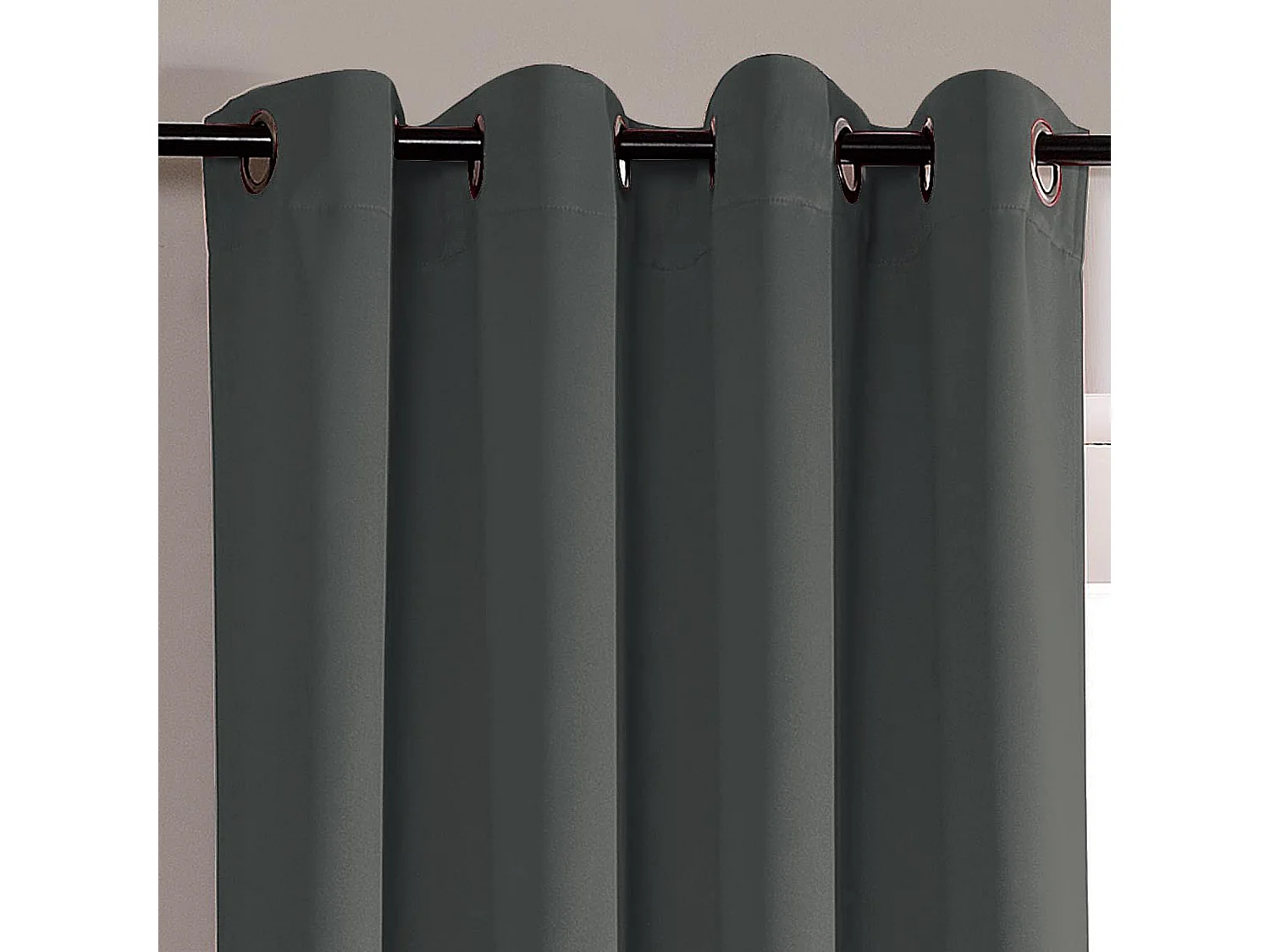 Cortina opaca para dormitorio y salón 140 x 260 cm