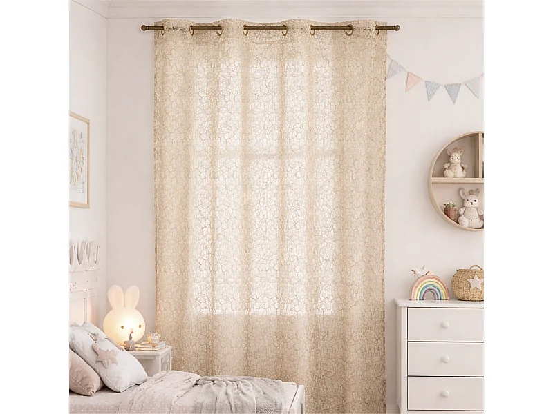 Vorhang aus einem Stricknetz 150 x 260 cm