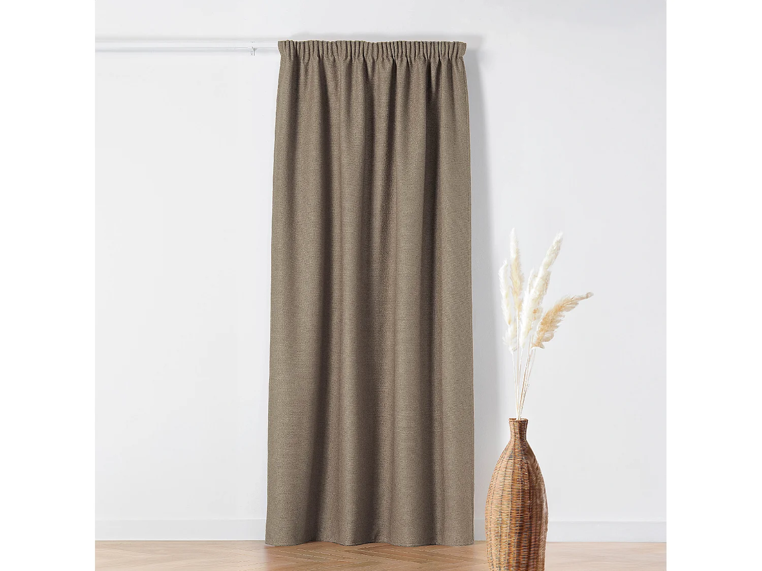 Cortina Térmica con Galón Fruncidor Efecto Boucle