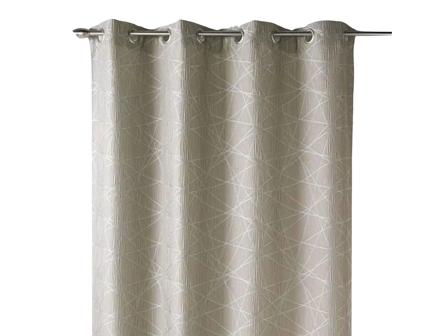 Rideau en Jacquard à Imprimés Design