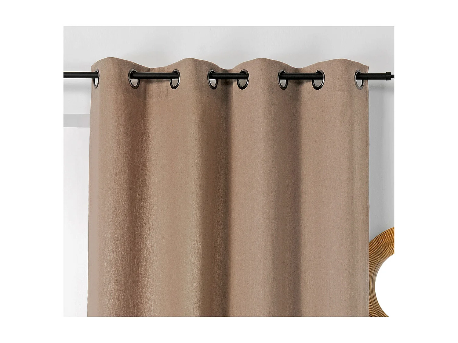 Cortina de algodón y cáñamo