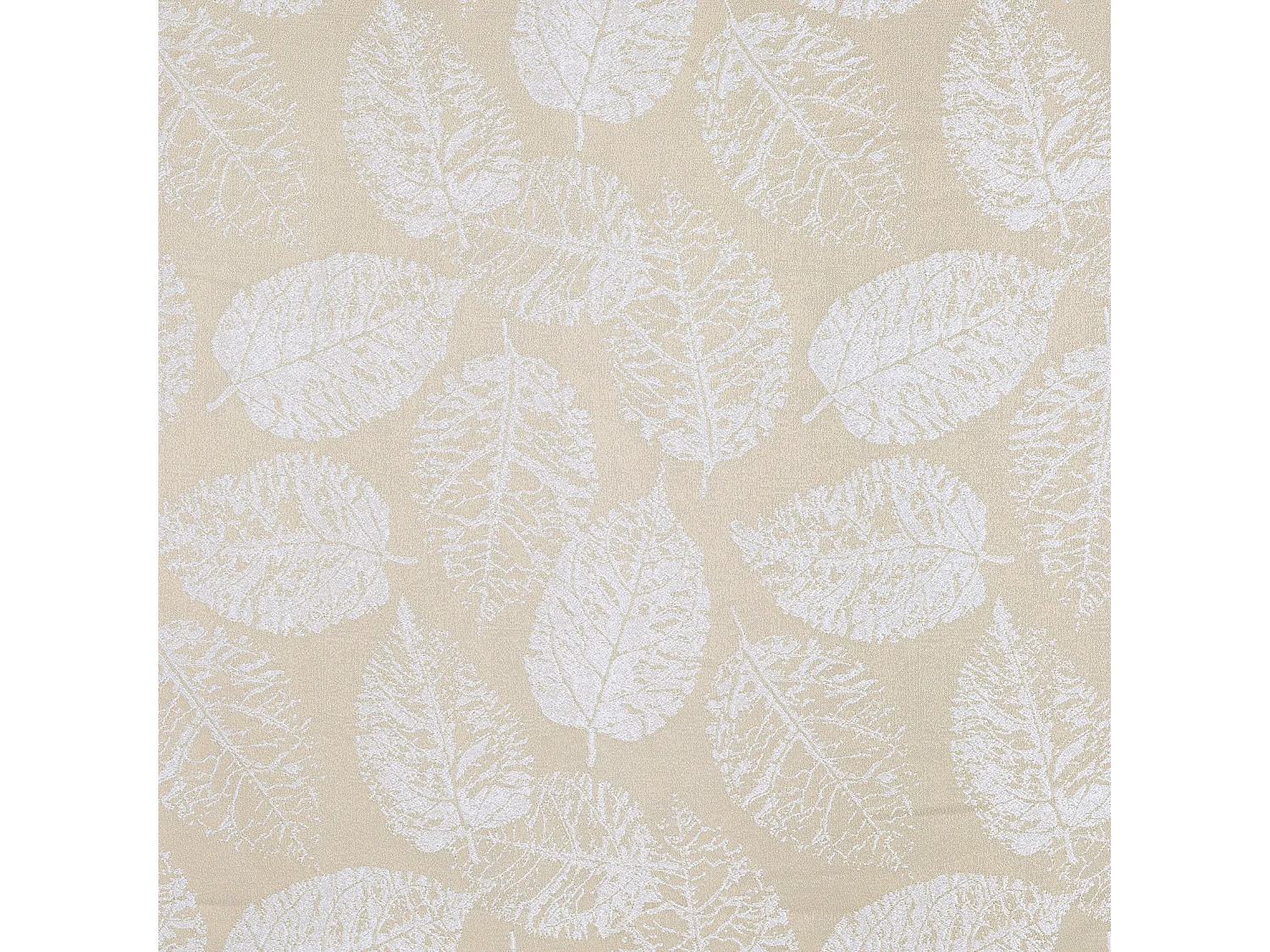 Cortina con Ojales Motivo de Hojas con Relieve 140 x 260 cm