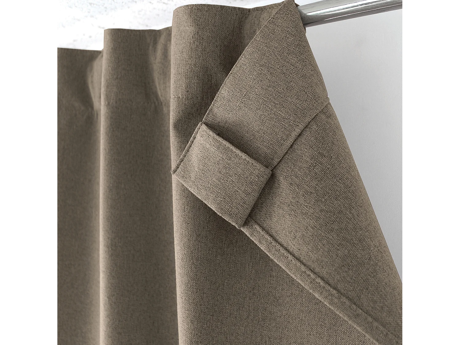 Cortina Opaca con Aspecto Chambray 140 x 240 cm