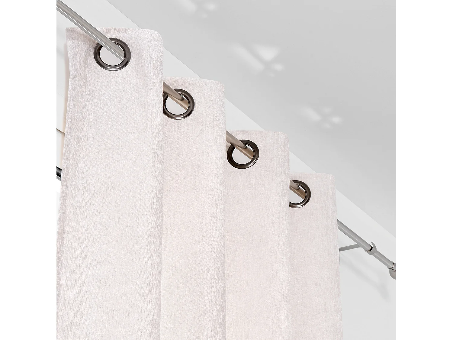 Rideau effet velours velouté uni